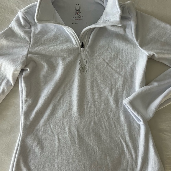 Spyder like new super soft fleece half-zip - Picture 4 of 6